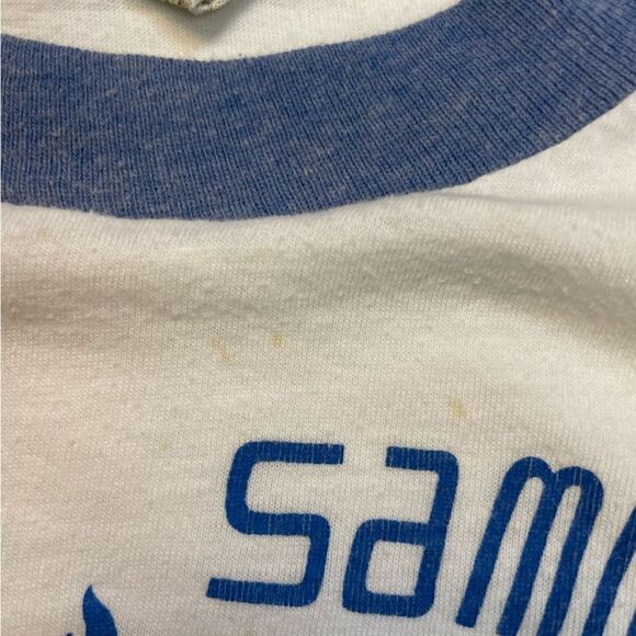 VINTAGE Jewish Temple Samu-el A Feeling Of Belonging T-shirt Women Small USA 90s - Picture 7 of 9